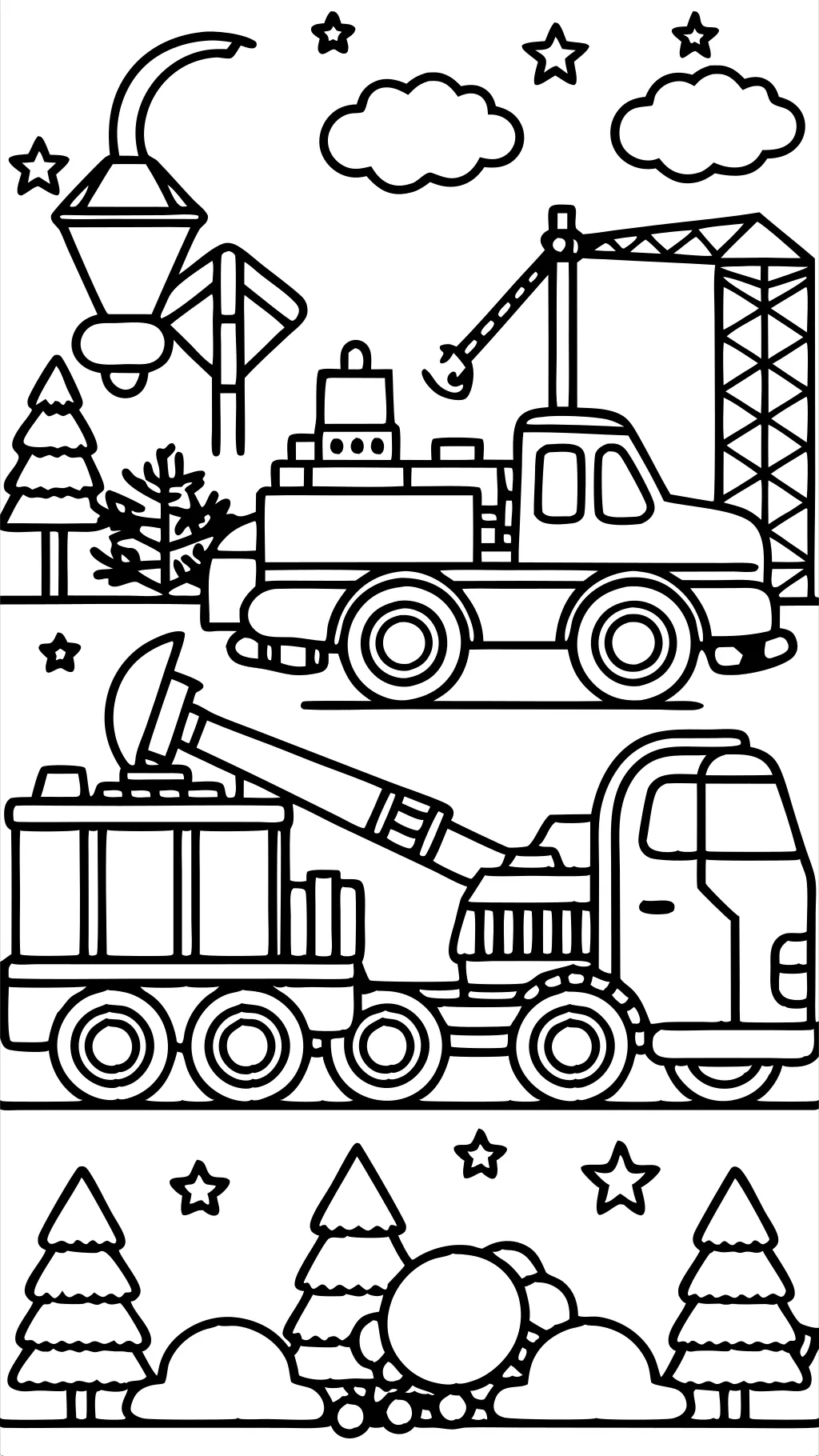 construction coloring page